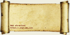 Anđela Čudić vizit kartica